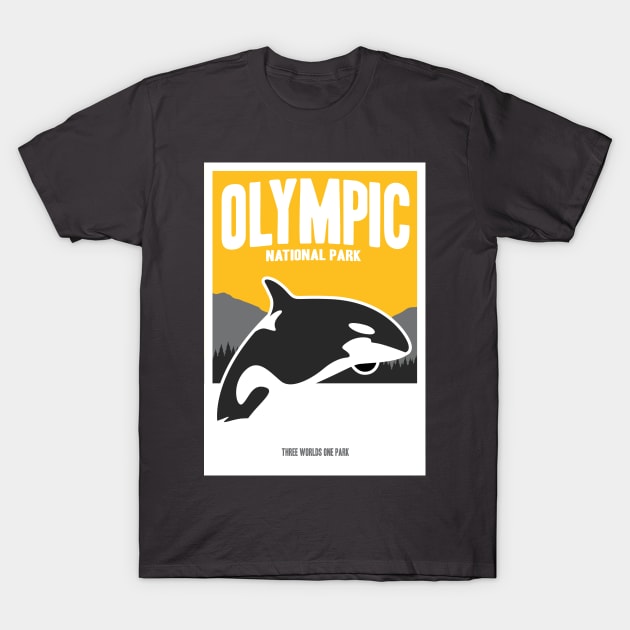 Olympic National Park Washington Apparel T-Shirt by Terrybogard97